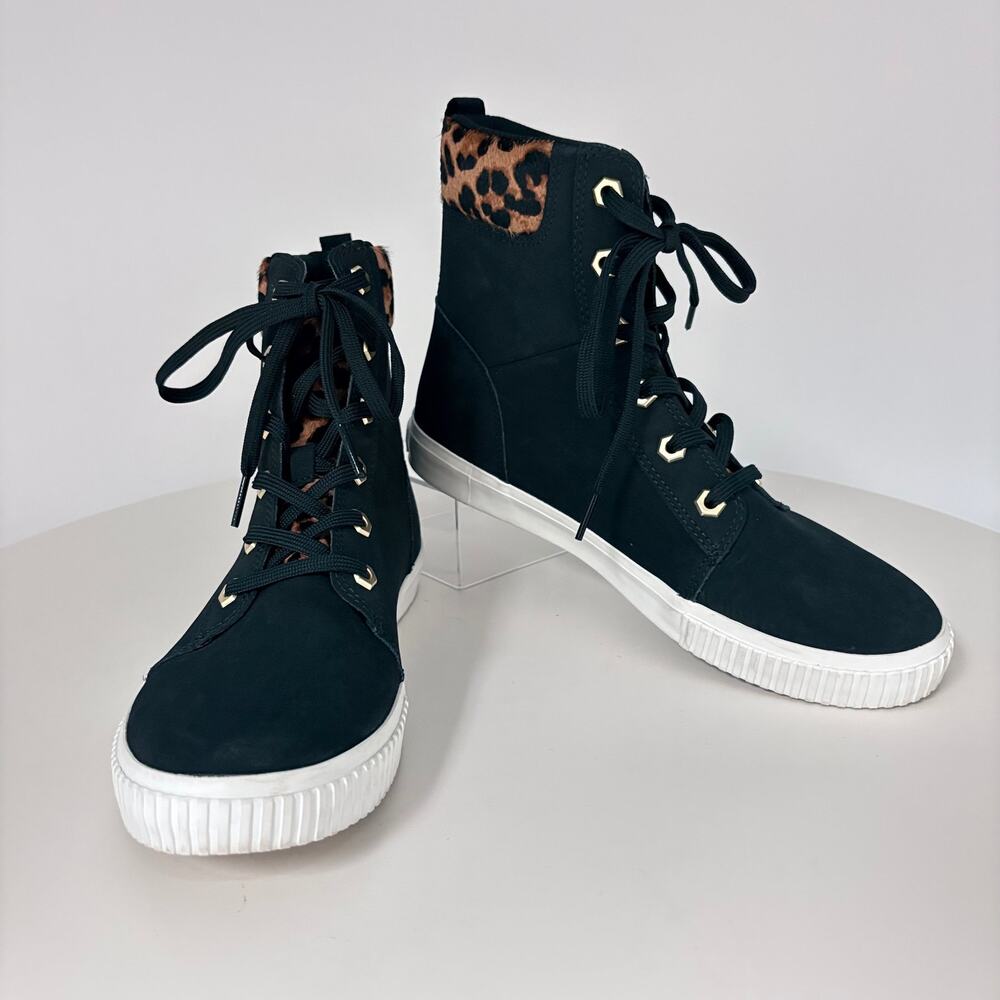 Timberland Women's leopard high-top sneakers